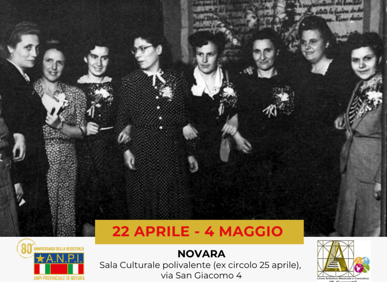 Novara, l’ANPI celebra 80 anni di Repubblica e voto alle donne: mostre, libri e Staffetta partigiana
