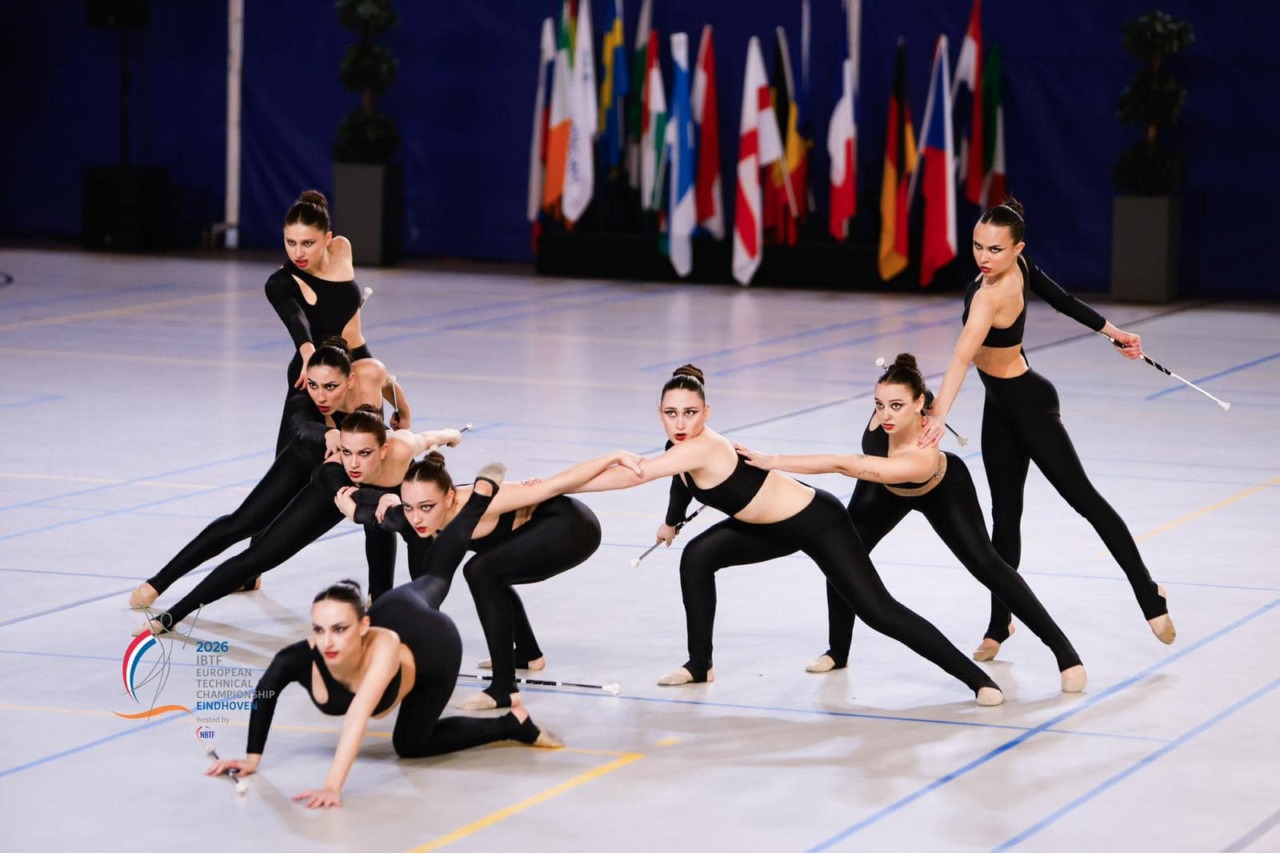Twirling Santa Cristina campione d’Europa nel Dance Twirl Team