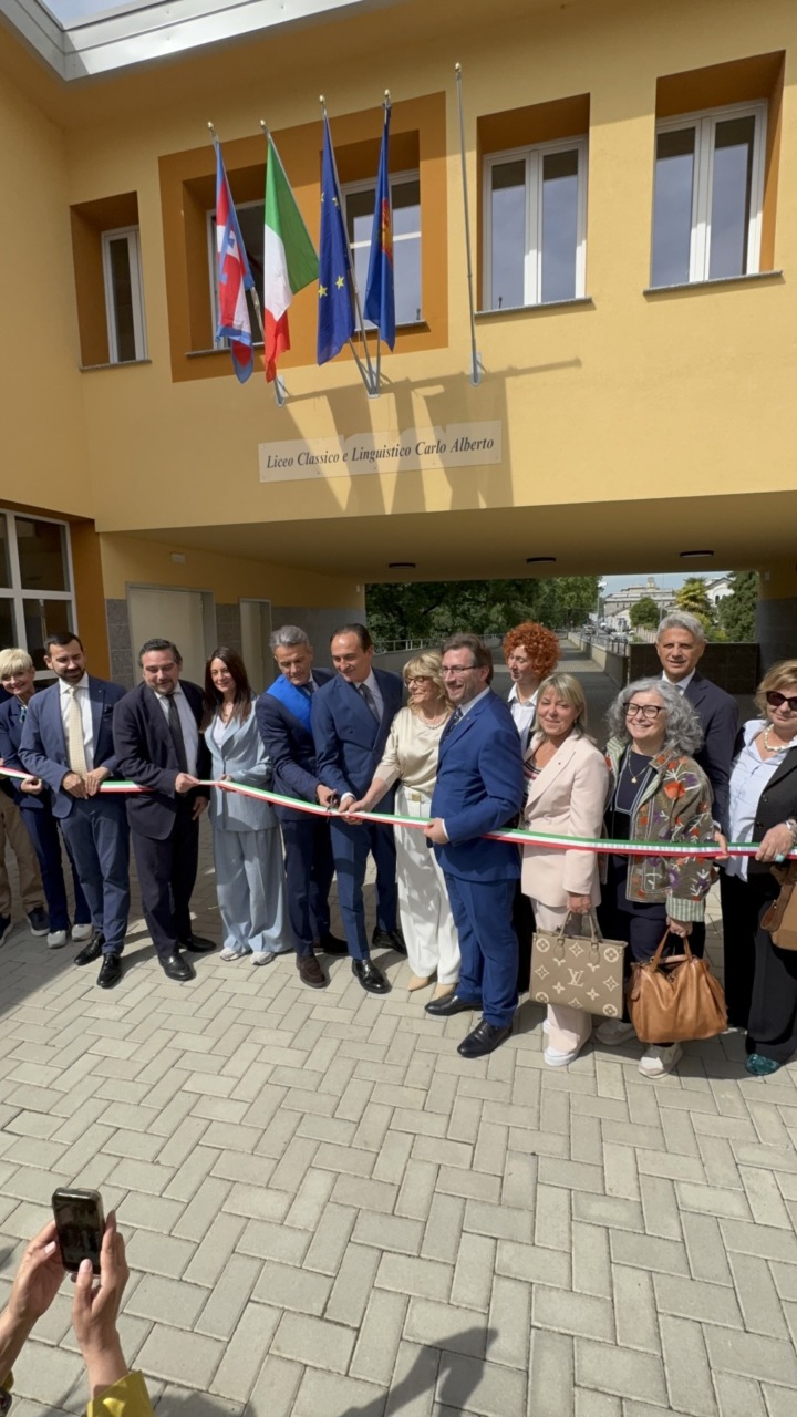 Liceo “Carlo Alberto”, concluso il maxi cantiere PNRR: scuola più sicura ed efficiente