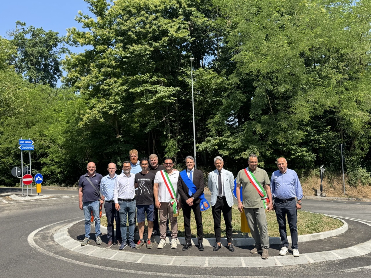 SP 166 “Castelconturbia – SS 32”: inaugurata la nuova rotatoria in frazione Torbiera