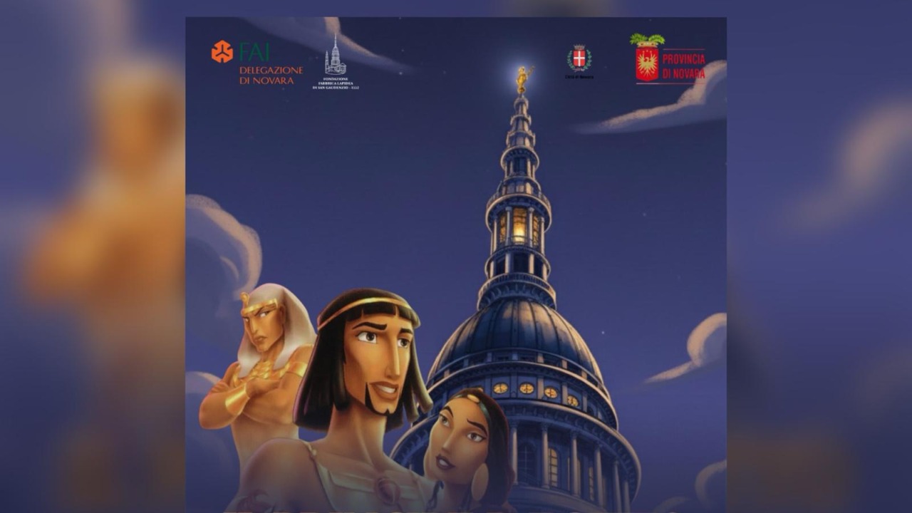 “Il Principe d’Egitto” in Cupola a Novara: cinema nella Sala del Compasso