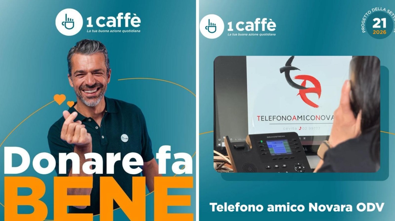 Luca Argentero “testimonial” di Telefono Amico Novara per una raccolta fondi solidale