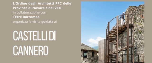 Visita guidata ai Castelli di Cannero con l’ordine degli architetti Novara e Vco