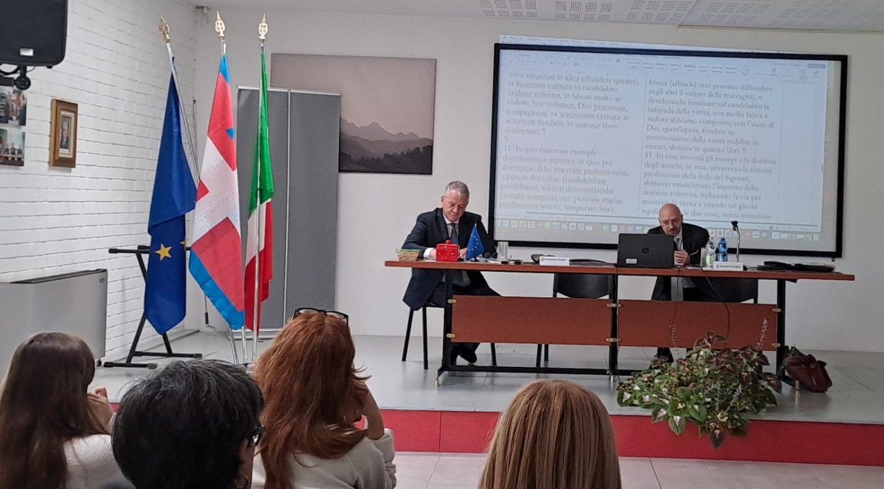 All’IC Boroli il convegno dedicato a Pietro Lombardo, il teologo novarese citato nella Commedia dantesca