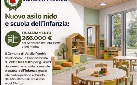 Varallo Pombia vince un bando per gli arredi dei nuovi edifici scolastici