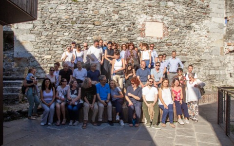 Visita ai Castelli di Cannero dopo i restauri: oltre cinquanta architetti da tutt’Italia