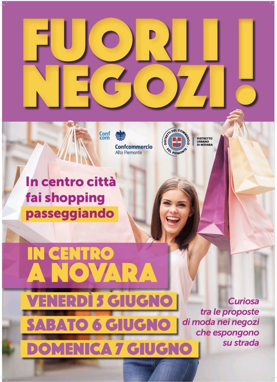 Con “Fuori i negozi!” shopping all’aperto nel centro città