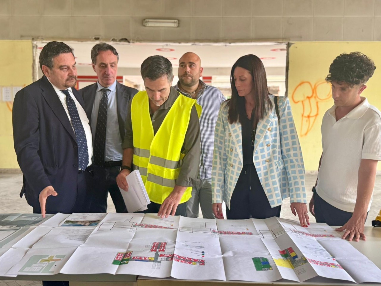 Da area abbandonata a campus, sopralluogo nel cantiere della futura residenza Edisu: “Rafforziamo la vocazione universitaria di Novara”