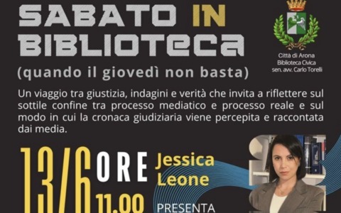 Jessica Leone presenta “Processi: Racconti inediti dietro i grandi casi di cronaca nera” ad Arona