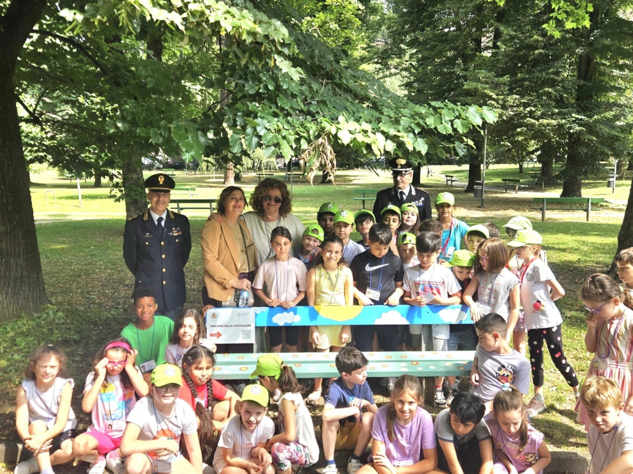 Inaugurate le “Panchine della Costituzione” a Novara