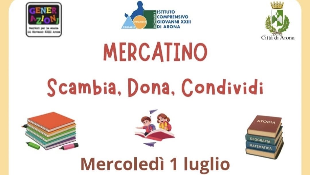 Mercatino solidale ad Arona