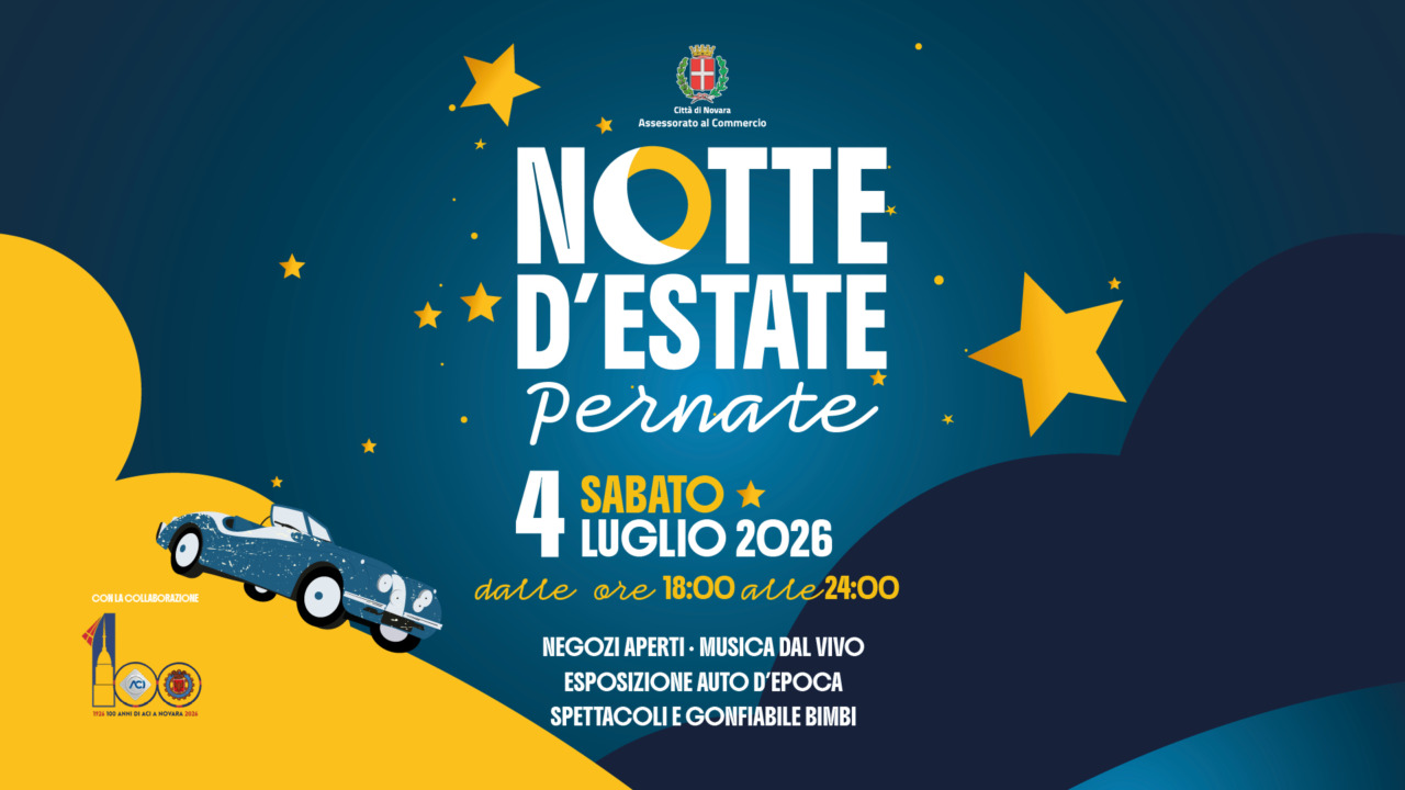 “Notte d’estate” a Pernate: sabato 4 luglio musica, spettacoli e negozi aperti fino a mezzanotte