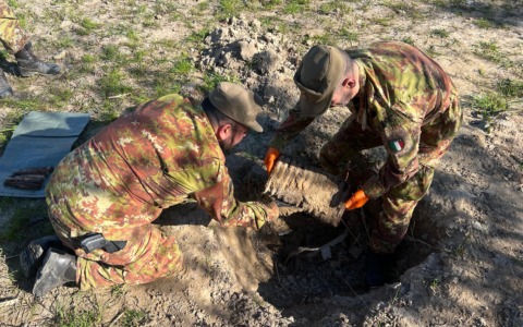 Scoperte e distrutte oltre 1.200 munizioni della Seconda Guerra Mondiale