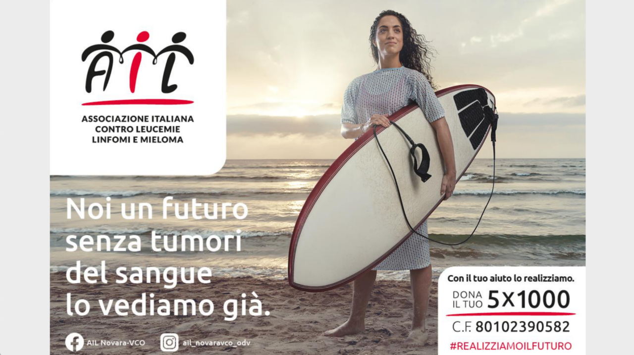 Il 5×1000 ad AIL Novara-VCO per un futuro senza tumori del sangue