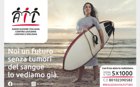 Il 5×1000 ad AIL Novara-VCO per un futuro senza tumori del sangue