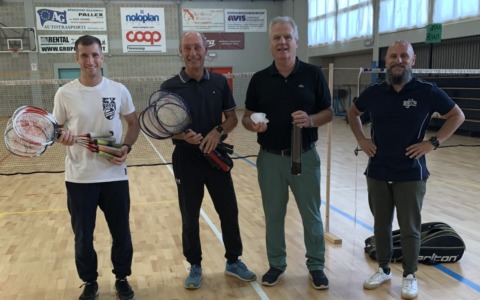 Donato al Fermi di Arona materiale tecnico per giocare a Badminton dalla Gioko Asd