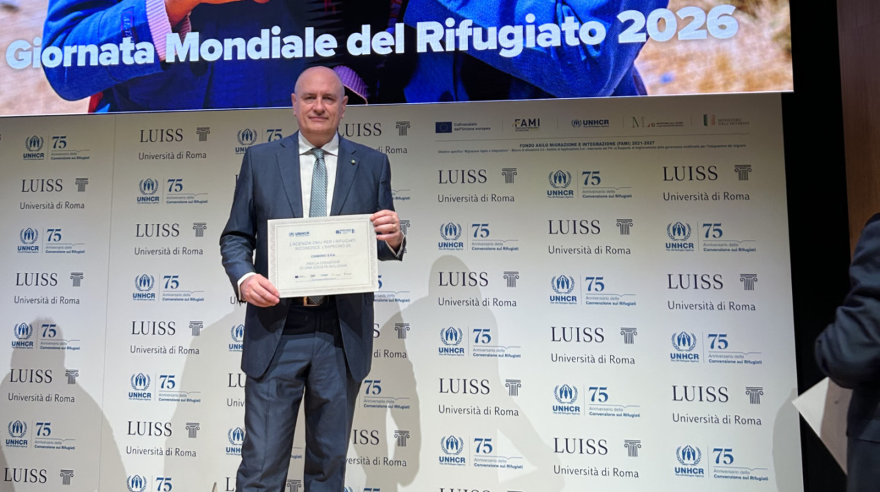 Cimberio premiata da Unhcr con il logo “Welcome” per l’inclusione lavorativa delle persone rifugiate