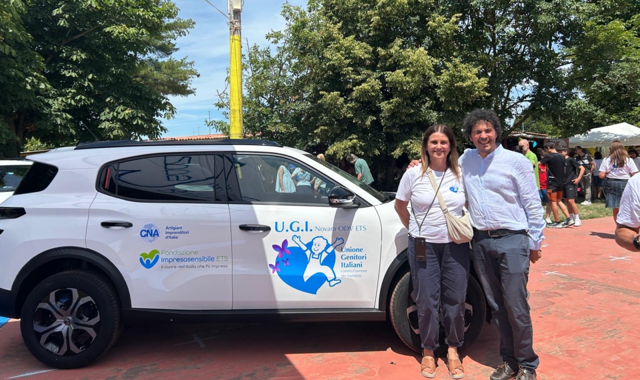 CNA Piemonte Nord e Fondazione Impresa Sensibile consegnano un’auto a UGI Novara