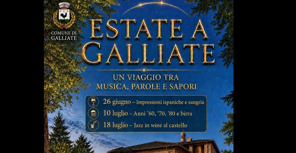 Estate a Galliate: un viaggio tra musica, parole e sapori