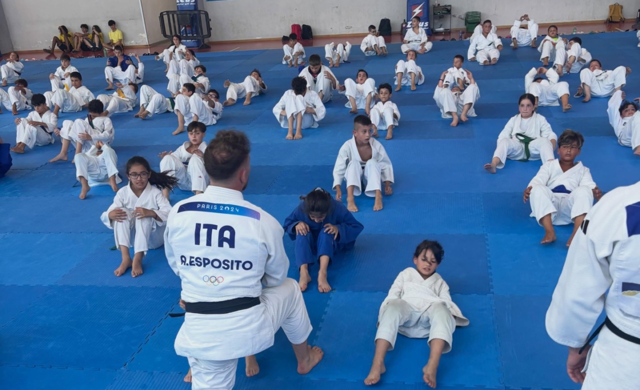 Giuffrida ed Esposito: lezioni olimpiche per i giovani judoka del centro Judo Novara