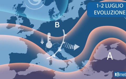 Ondata di caldo record in tutta Europa ma adesso arrivano forti temporali e calo termico