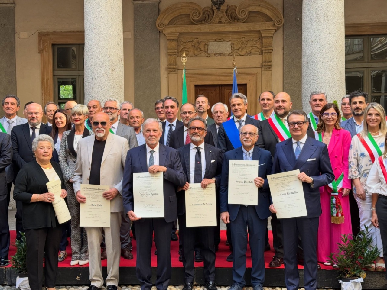 Onorificenze al Merito della Repubblica, sei novaresi insigniti a Palazzo Natta