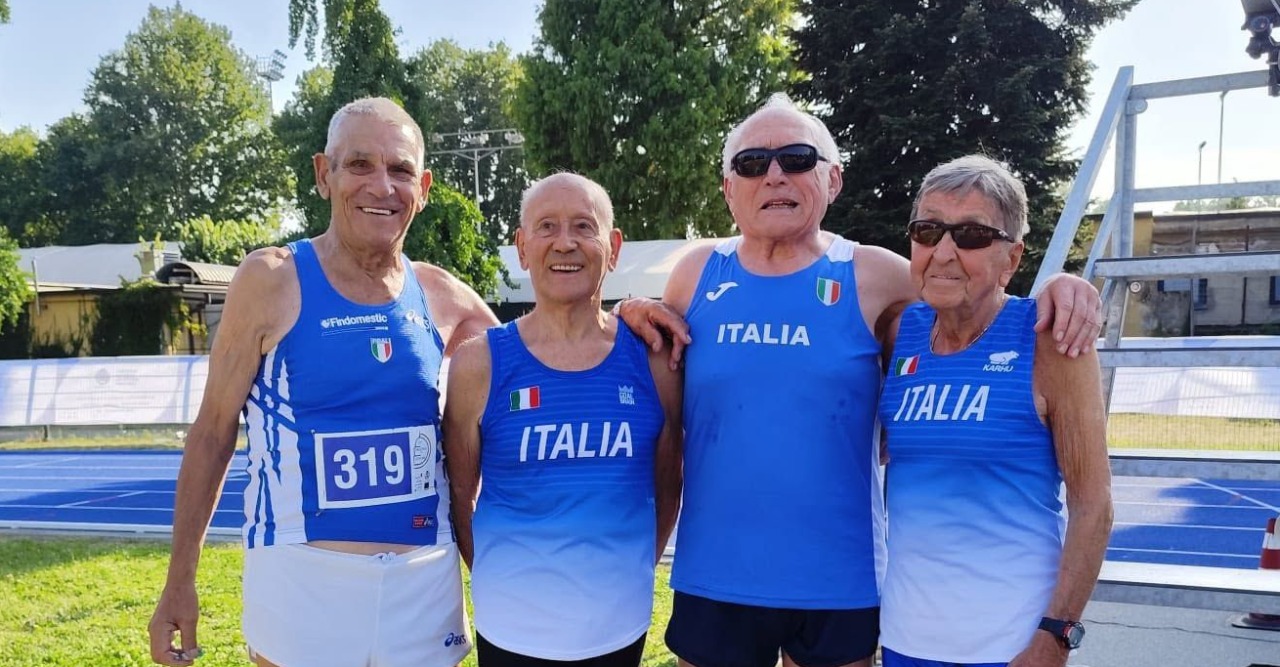 Novara da record: Corvetti e Paderno firmano il nuovo primato mondiale master nella 4×800