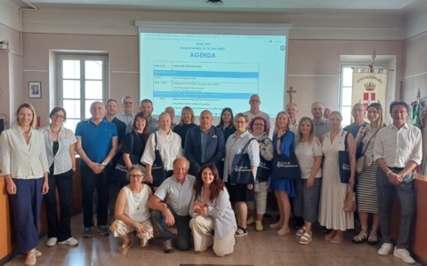 Una delegazione estone in visita a Borgomanero