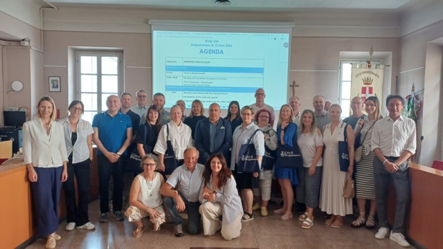 Una delegazione estone in visita a Borgomanero