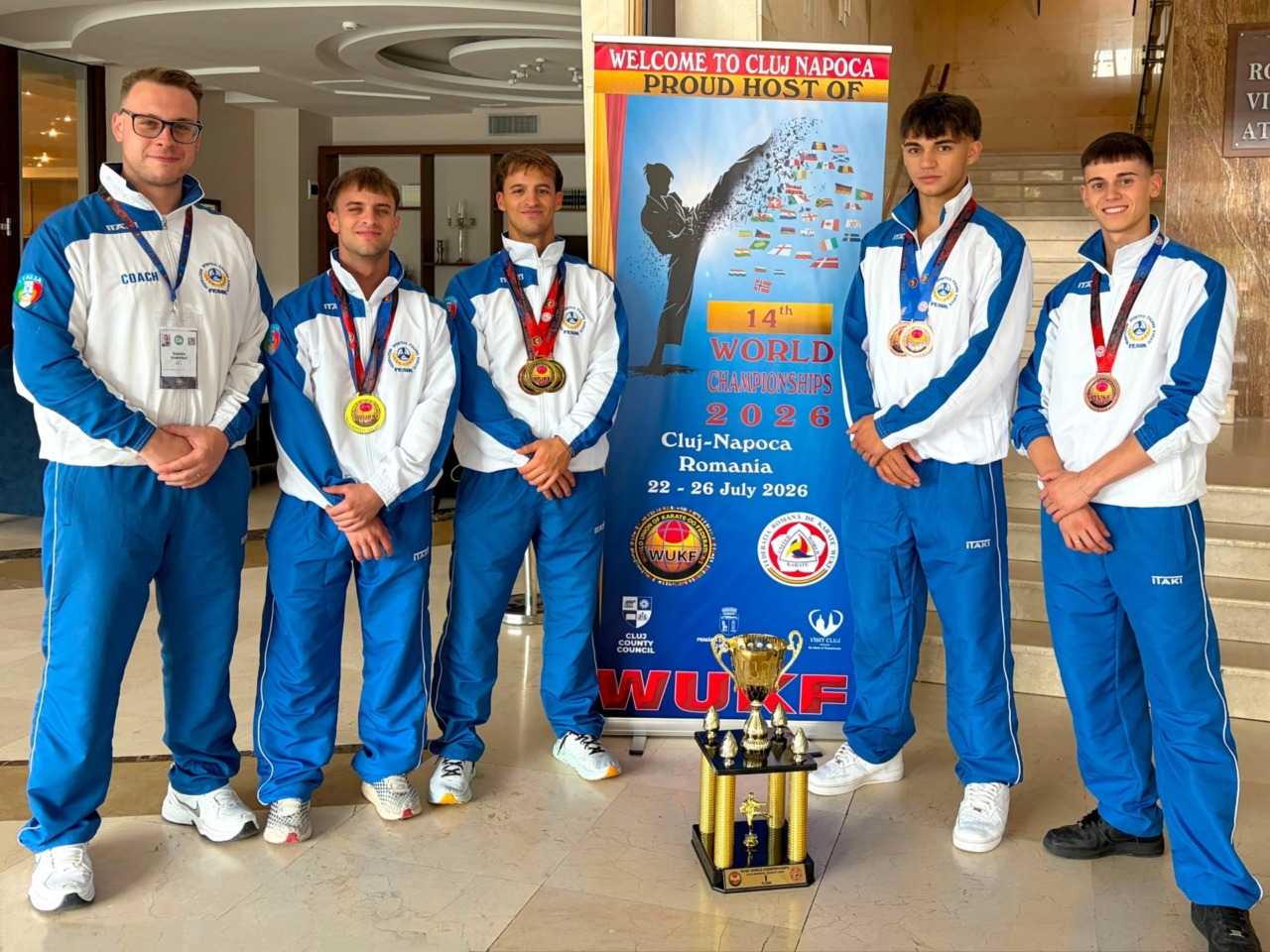 Mondiale di Karate WUKF: la Kenshukai Shito Ryu di Agrate trascina l’Italia sul tetto del mondo