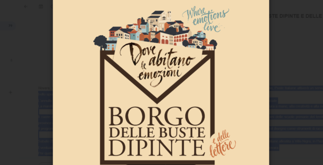 A Miasino arriva il bollo speciale di Poste Italiane per il “Borgo delle Buste Dipinte e delle Lettere”