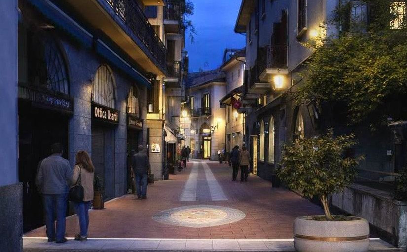 Nuovo look per corso Cavour ad Arona