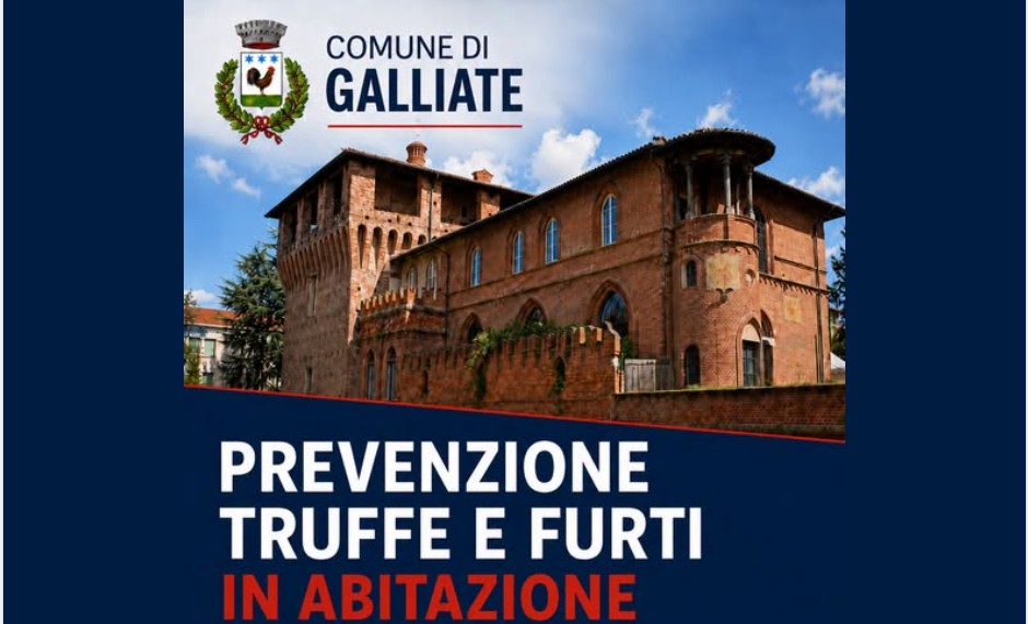 Prevenzione truffe e furti in abitazione: l’incontro a Galliate