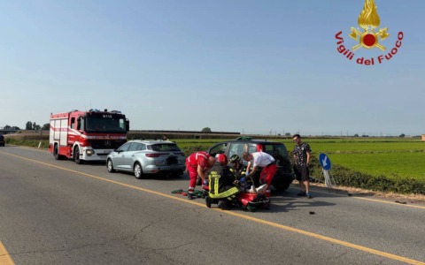 Incidente sulla SS 229: tre i feriti, uno grave