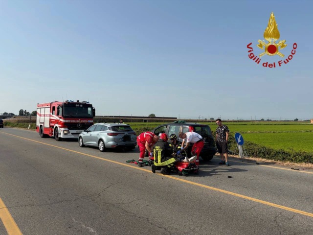 Incidente sulla SS 229: tre i feriti, uno grave