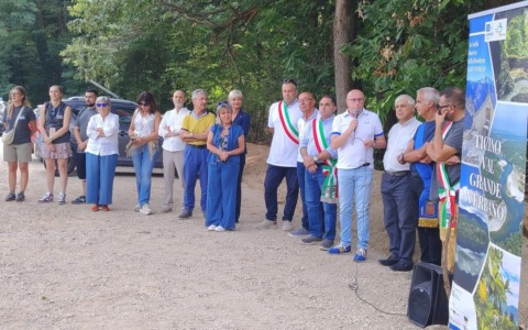 Inaugurati l’infopoint e il nuovo parcheggio del Bosco Solivo: una nuova porta d’accesso alla Riserva Naturale