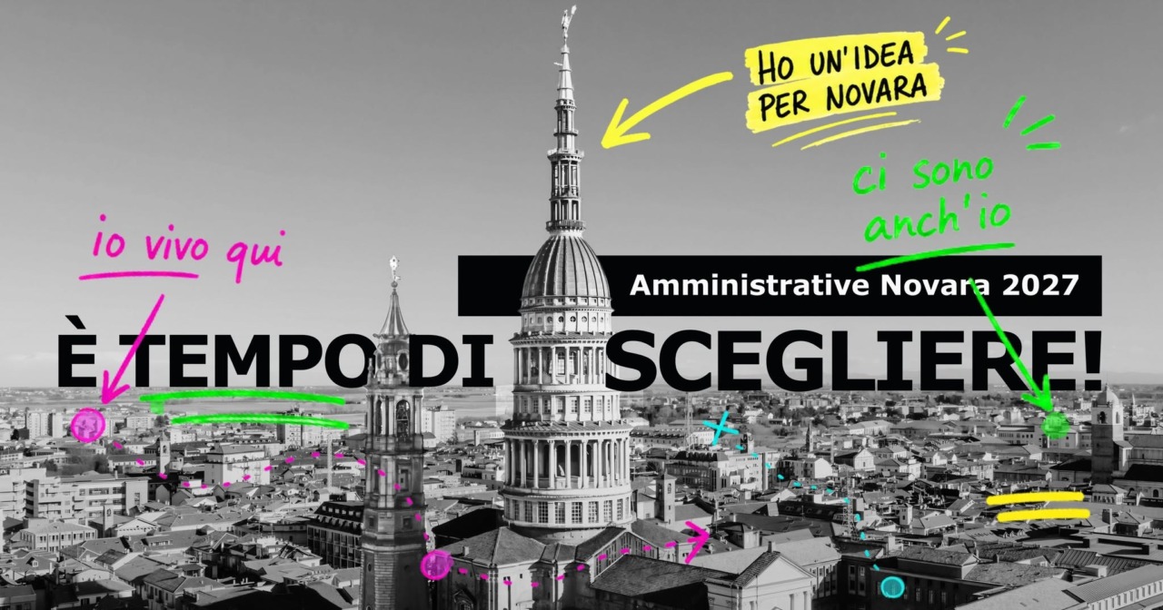 Nasce “Progetto Novara 2027”: un comitato per costruire una lista civica verso le elezioni