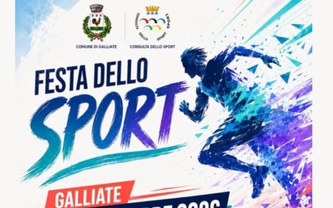 Festa dello sport 2026: “Cerchiamo le eccellenze sportive galliatesi”