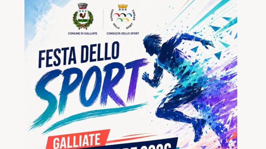Festa dello sport 2026: “Cerchiamo le eccellenze sportive galliatesi”