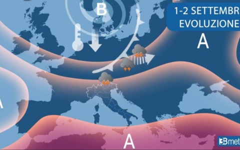 Meteo: “Il grande caldo continuerà anche a settembre ma attenzione ai violenti temporali”