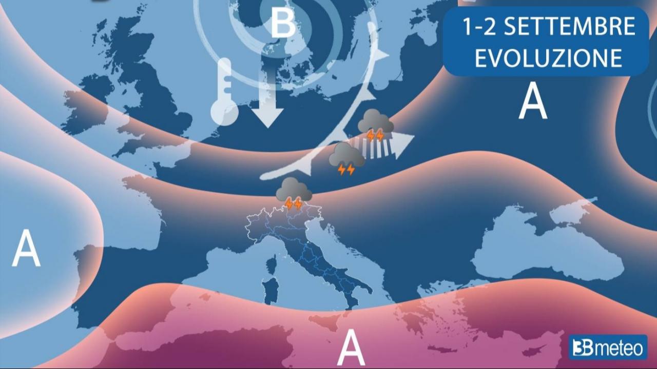 Meteo: “Il grande caldo continuerà anche a settembre ma attenzione ai violenti temporali”