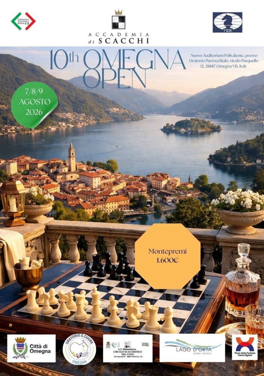 Omegna Chess Open: 10° edizione al via