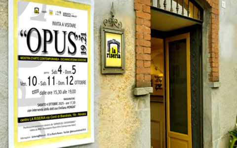 Novara, alla Riseria torna “Opus”: oltre 50 artisti per la 20ª edizione della rassegna