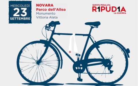 A Novara si pedala per la pace: mercoledì 23 settembre la seconda edizione