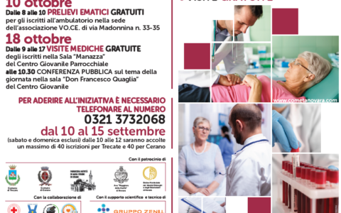 Prevenzione dei tumori: c’è tempo fino al 15 settembre per iscriversi all’iniziativa di C.o.m.e.t.a.