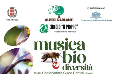 Alberi Parlanti, la musica incontra la natura nel cortile del Conservatorio di Novara