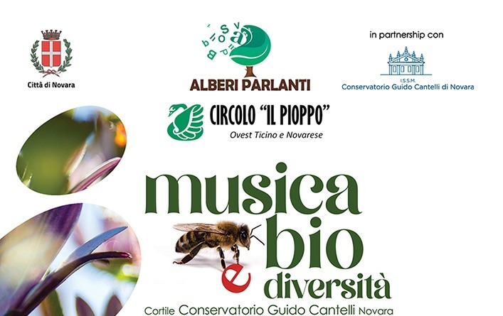 Alberi Parlanti, la musica incontra la natura nel cortile del Conservatorio di Novara