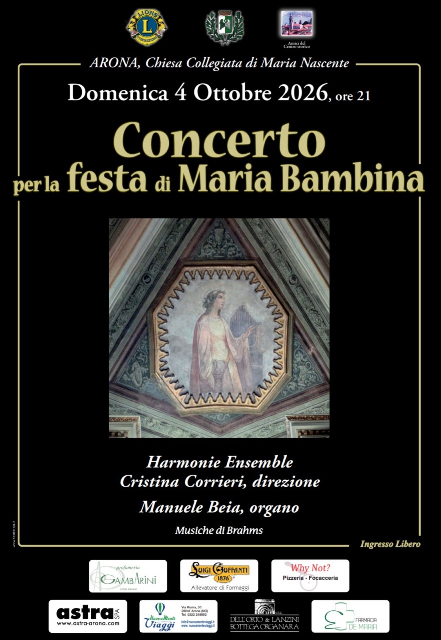 Concerto per la patronale di Maria Bambina ad Arona