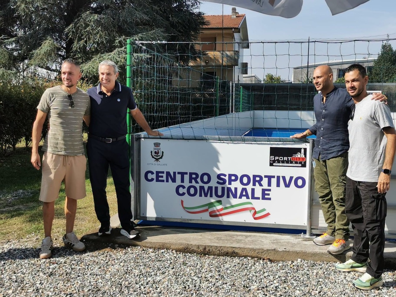 Galliate, inaugurato un nuovo spazio pubblico al Centro Sportivo Comunale