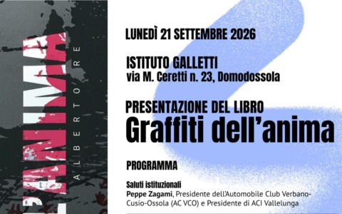 Sicurezza stradale: “Graffiti dell’anima” torna a Domodossola per parlare ai giovani